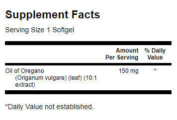 Origano ulje 150 mg - 120 gel kapsula