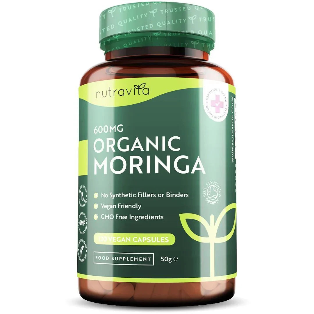 Organska Moringa - Bio Moringa 600 mg 120 veganskih kapsula