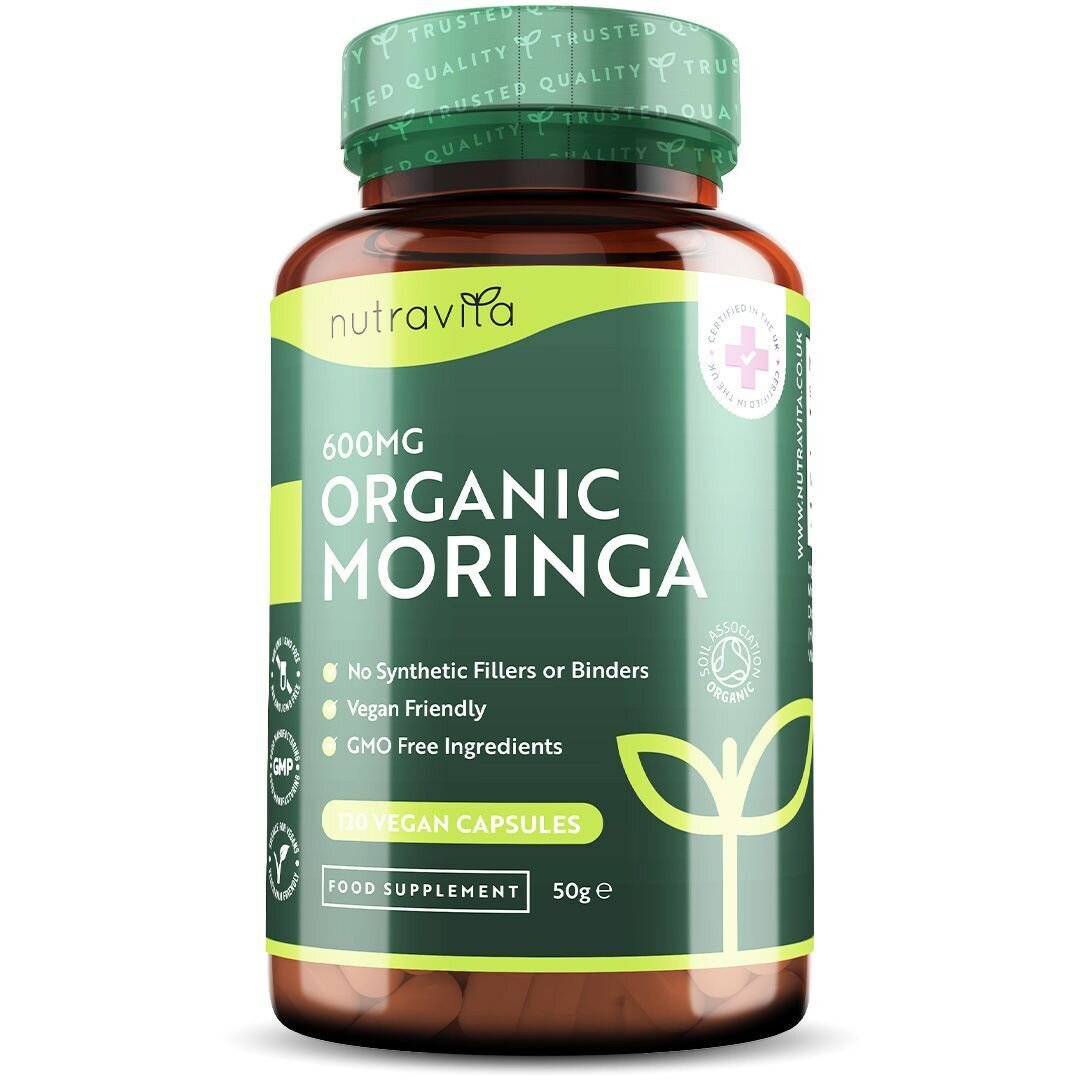 Organska Moringa - Bio Moringa 600 mg 120 veganskih kapsula
