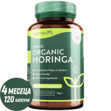 Organska Moringa - Bio Moringa 600 mg 120 veganskih kapsula