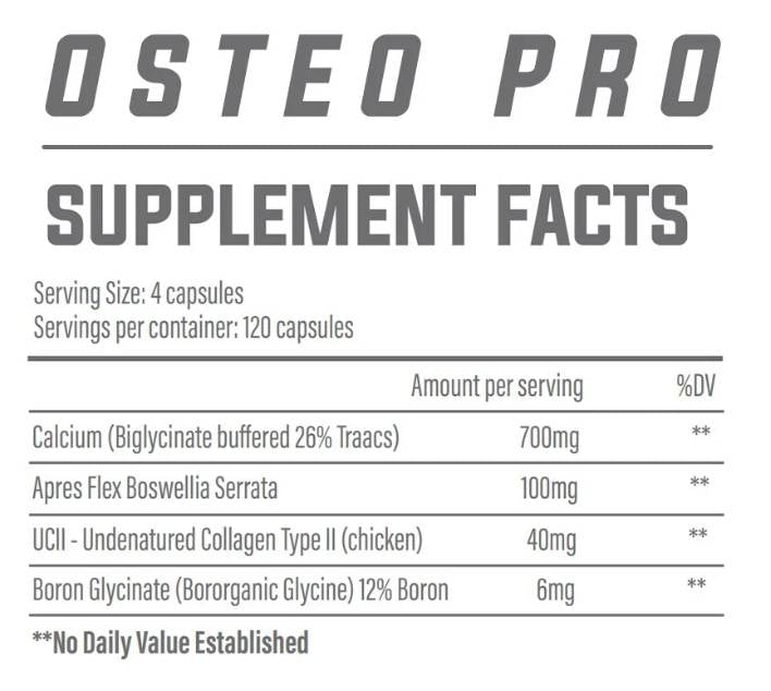 Osteo Pro | s kolagenom tipa 2 - 120 kapsula