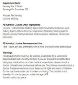 PE prehrana | L-lizin 1000 mg - 120 tableta