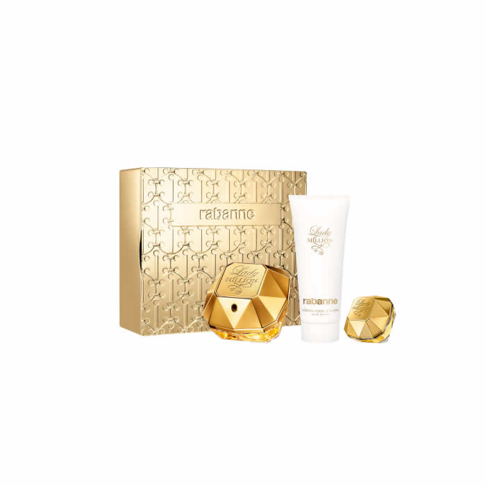 <tc>PACO RABANNE</tc> Lady Million Eau De Parfum sprej 80ml set od 3 komada