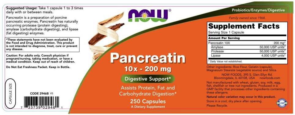 Pancreatin 2000 - 250 kapsula