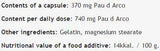 Pau D'Arco 370 mg - 100 kapsula