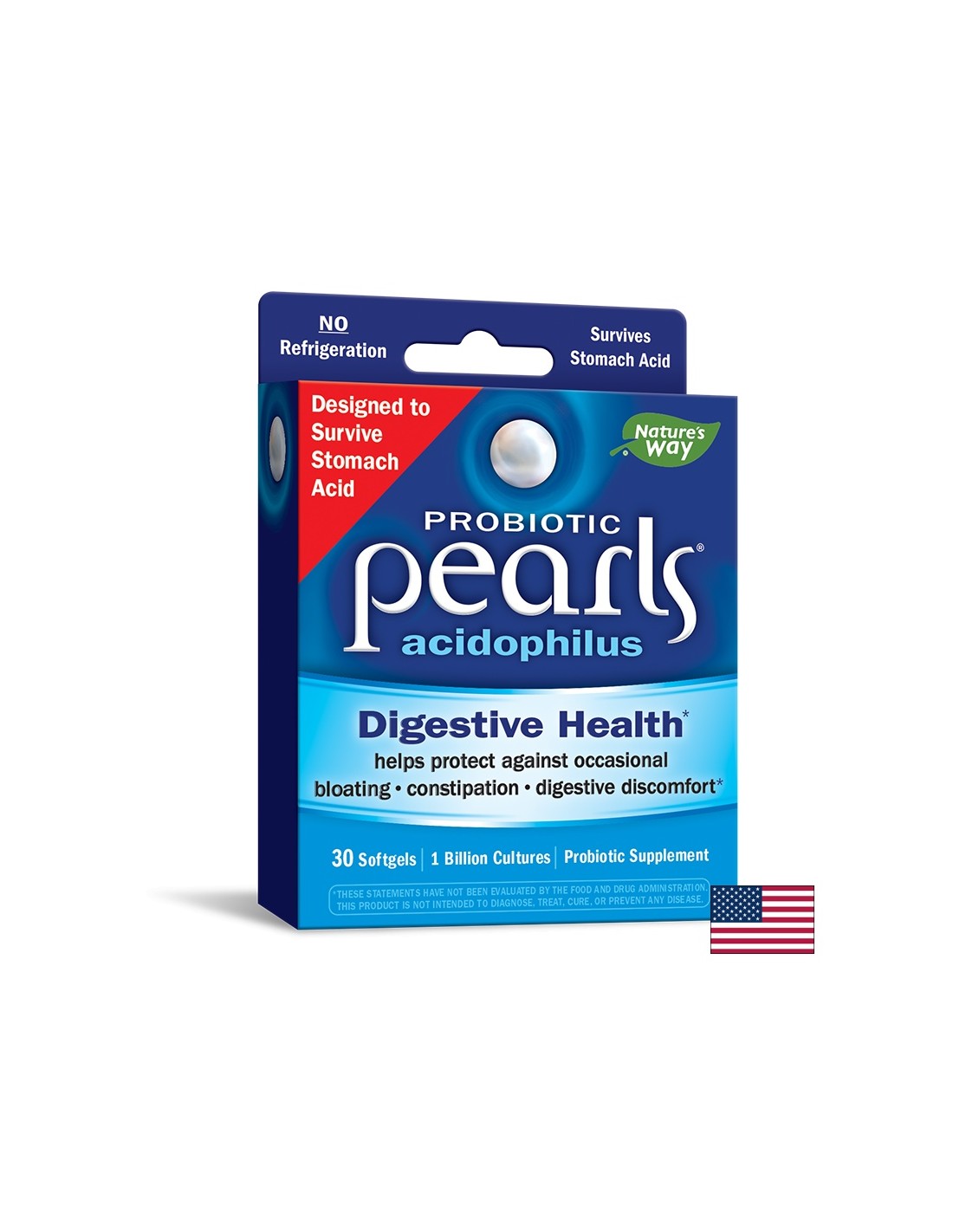 Pearls® Probiotic/Pearls® Probiotic, 1 milijarda aktivnih probiotika x 30 mekih kapsula Nature's Way