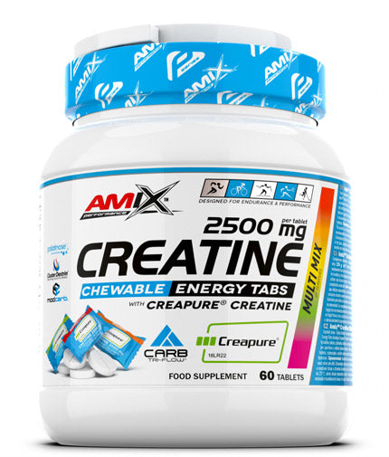 Performance Creatine Creapure 2500 mg/60 žvakaćih žvakanja - 0,000