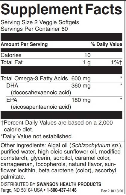 Omega-3 na biljnoj bazi | Sadrži life's Omega - 120 gel kapsula