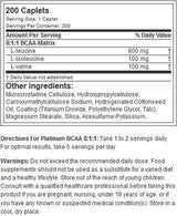 Platinum BCAA 8:1:1 - 200 kapsula