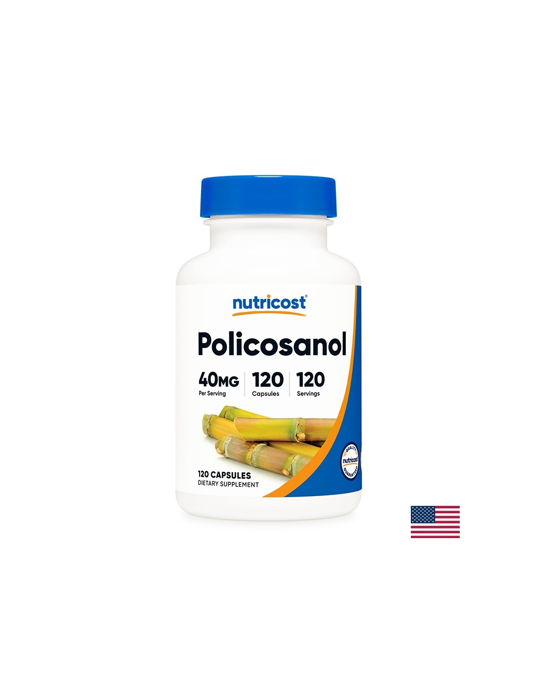 Kardiovaskularni sustav - Polico<tc>san</tc>ol, 40 mg x 120 kapsula <tc>Nutricost</tc>