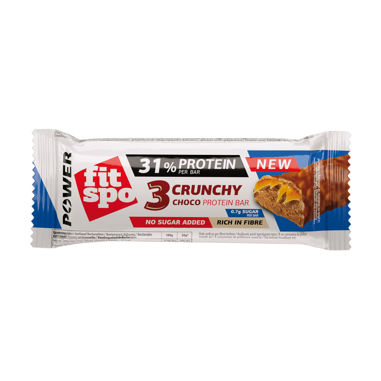 Power Bar Crunchy Chocolate Brownie - 12 x 55 grama