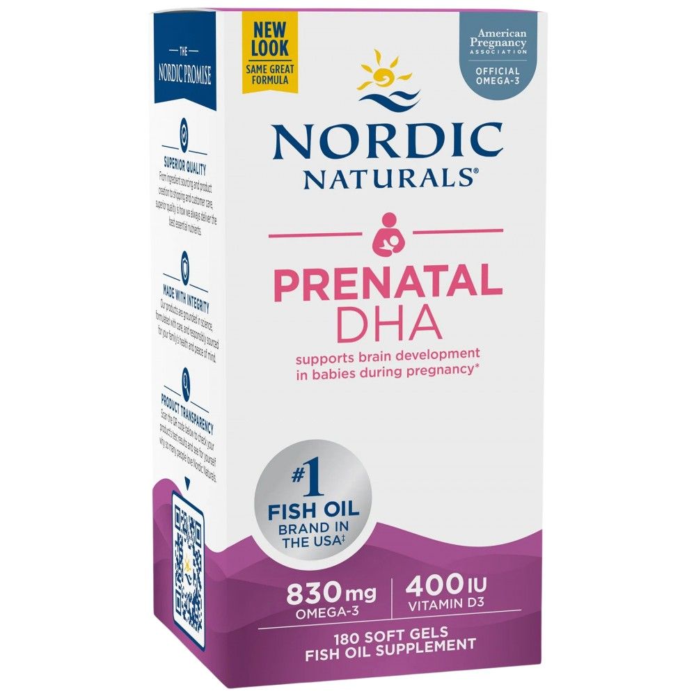 Prenatalna DHA 830 mg | Sa 400 IU D3 - 180 gel kapsula