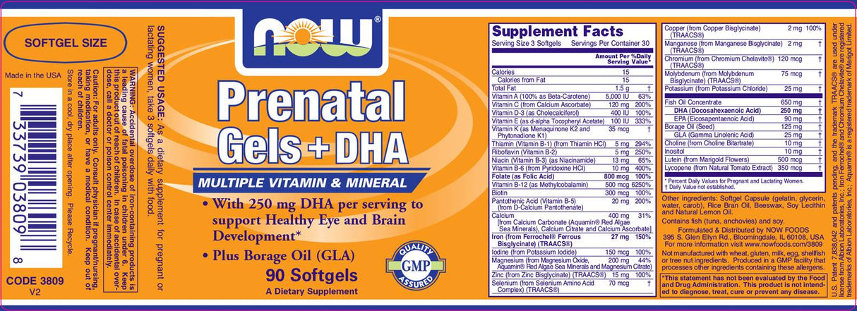 Prenatalno + DHA - 90 mekih gelova