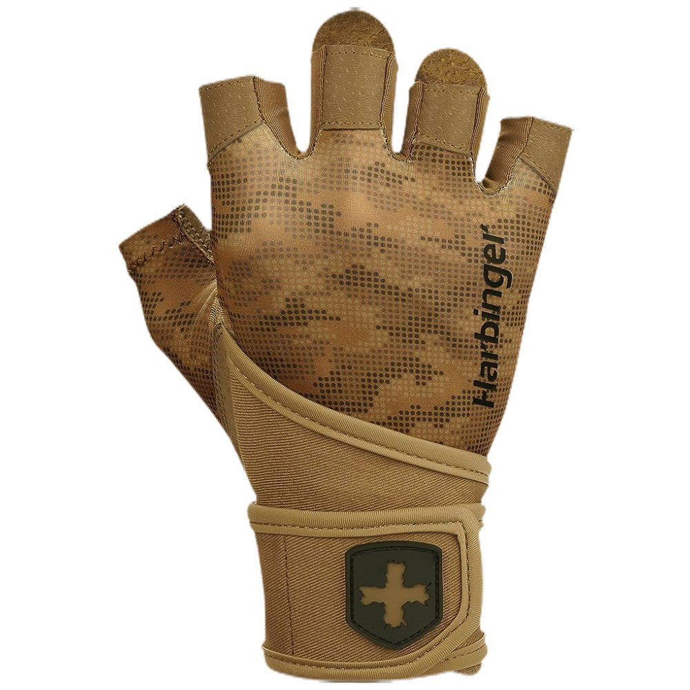 Muške rukavice Pro Wrist Wraps 2.0/s nitnama - Tan Camo