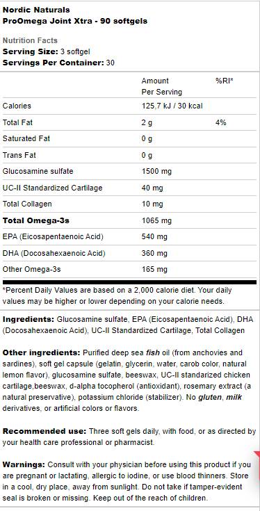 ProOmega Joint Xtra - 90 gel kapsula