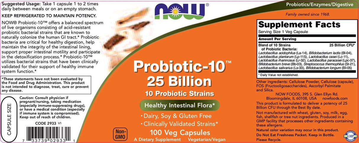 Probiotik-10 25 milijardi - 100 kapsula