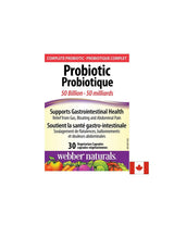 Probiotik 50 milijardi - Probiotik 50 milijardi aktivnih probiotika, 10 sojeva, 30 kapsula <tc>Webber Naturals</tc>