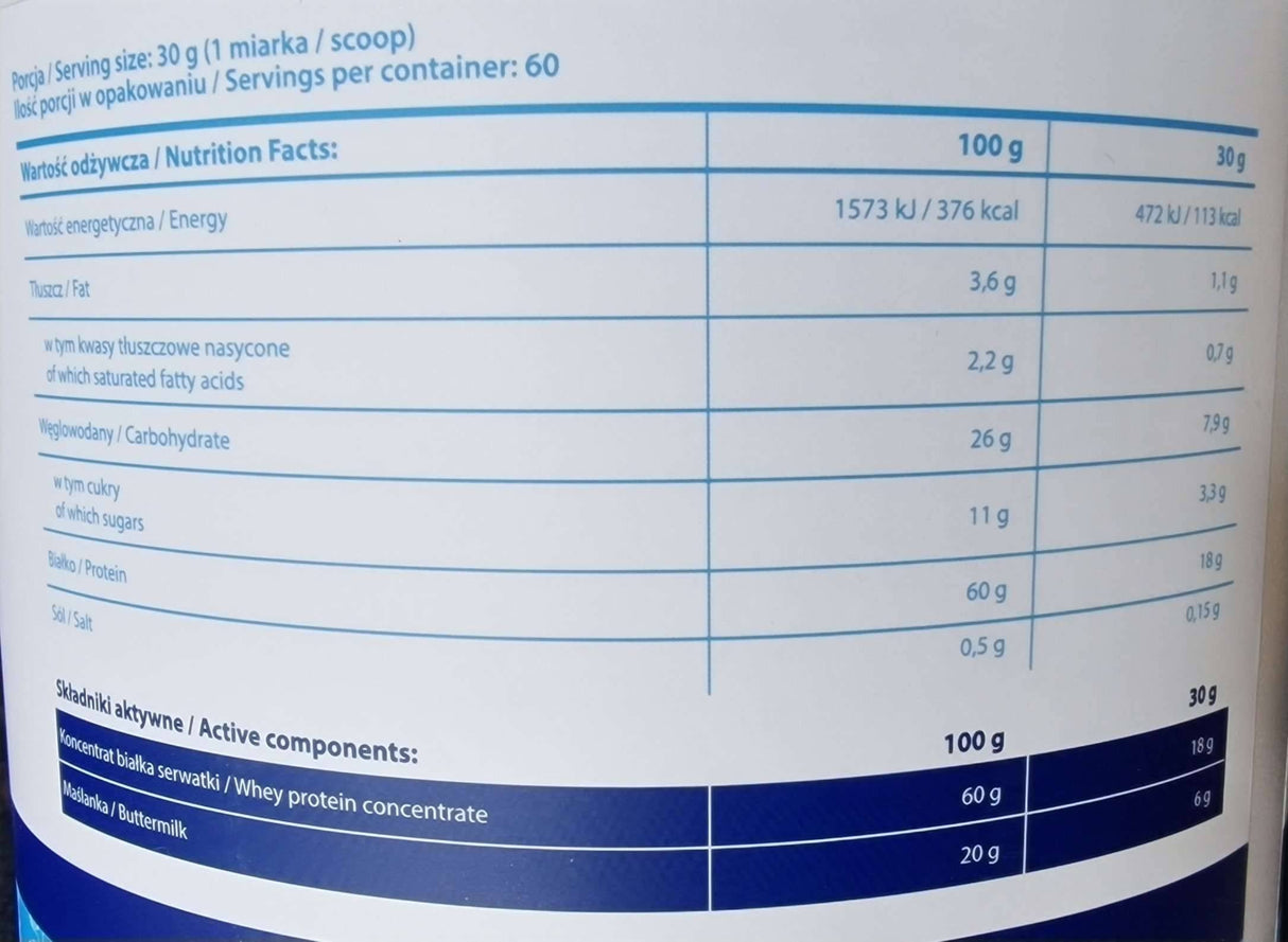 Proteinski koncentrat | Protein sirutke izvrsnog okusa 1800 grama