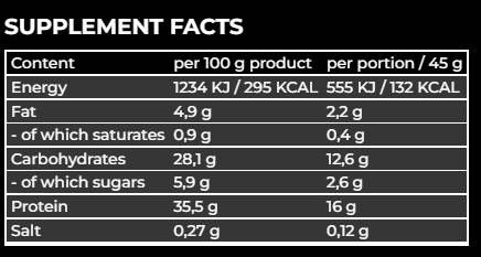 Protein Snap | Hrskava pločica s niskim sadržajem šećera - 25 x 21,5 grama