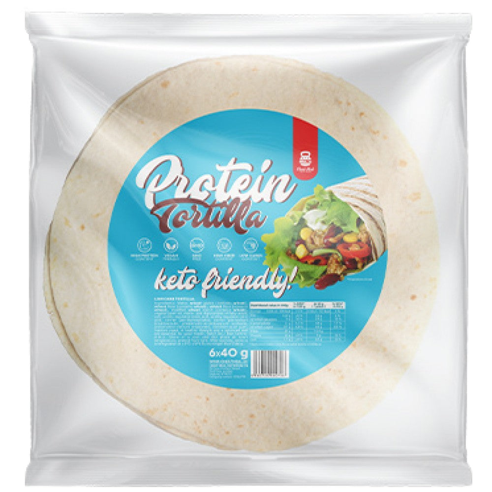 Proteinska tortilja | S niskim udjelom ugljikohidrata i visokim sadržajem proteina ~ Keto prijateljski oblozi - 6 x 40 (240) grama