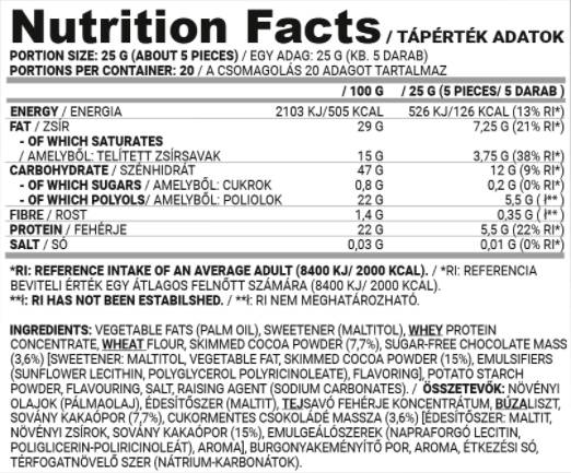 Protein Wafers Bucket 500 grama