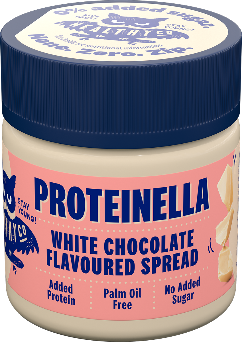 Proteinella White Chocolate 200 g - tekuća bijela čokolada bez dodanog šećera i bez palminog ulja