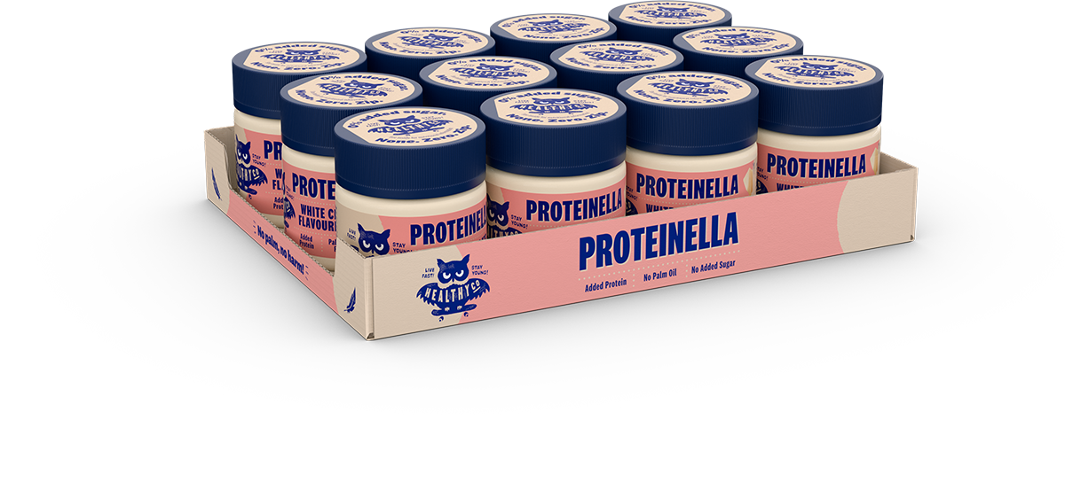 Proteinella White Chocolate 200 g - tekuća bijela čokolada bez dodanog šećera i bez palminog ulja