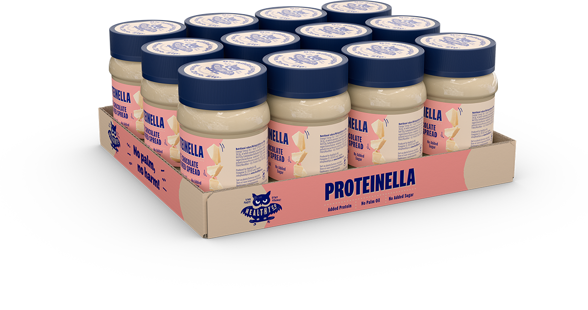 Proteinella White Chocolate 400 g - tekuća bijela čokolada bez dodanog šećera i bez palminog ulja