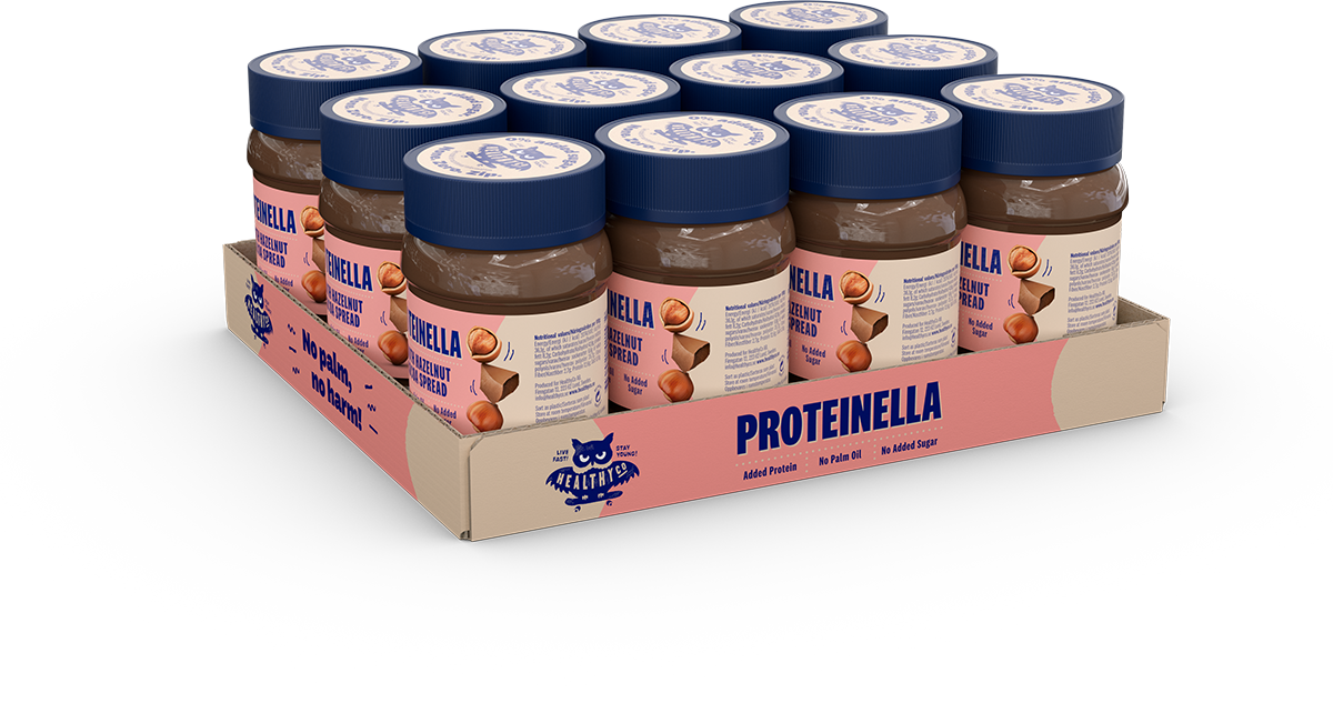 Proteinella lješnjak i kakao 400 g - tekuća čokolada bez dodanog šećera i bez palminog ulja