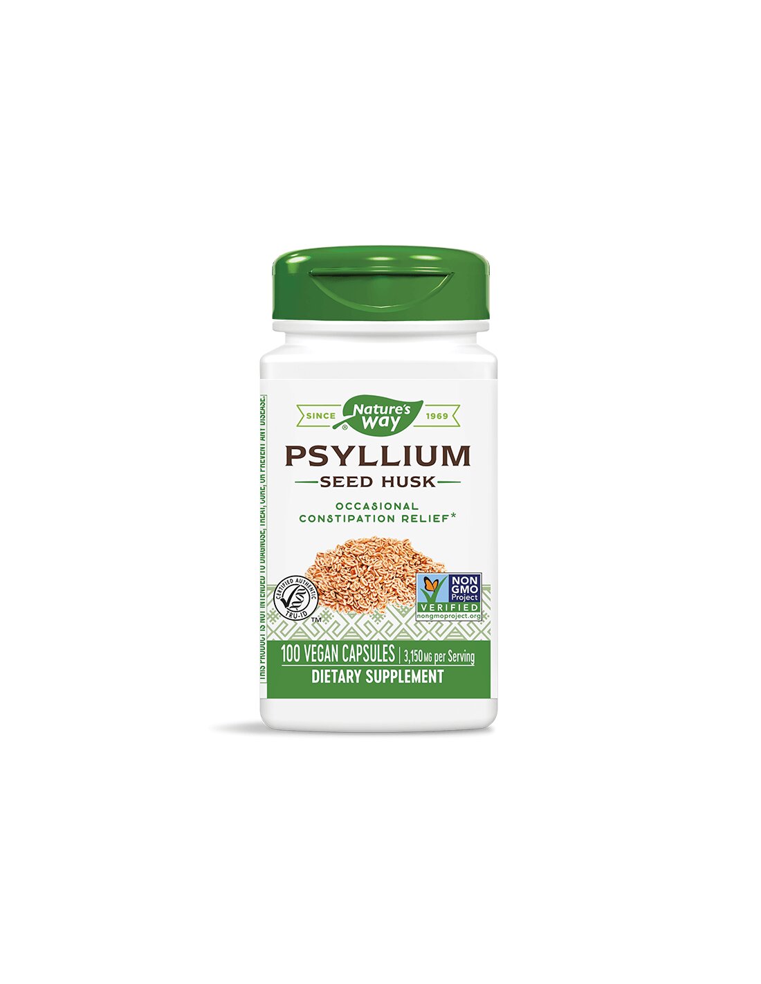 Psyllium Seed Husk 525 mg x 100 kapsula Nature's Way