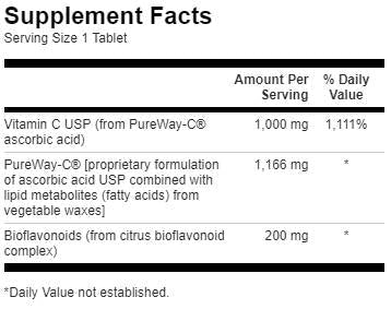 PureWay-C 1000 mg s bioflavonoidima - 90 tableta