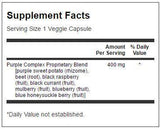Ljubičasto voće s antioksidansima & Veggie Complex 400 mg - 60 kapsula
