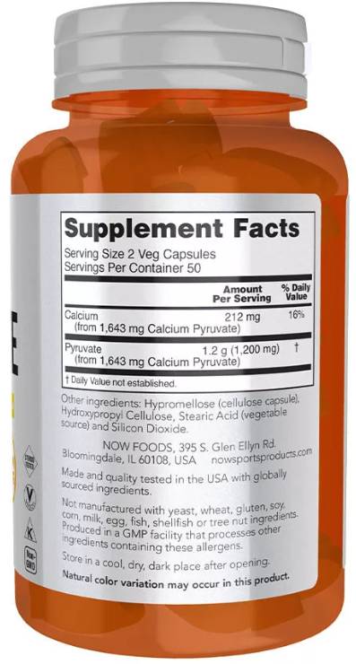 Piruvat 600 mg - 100 kapsula