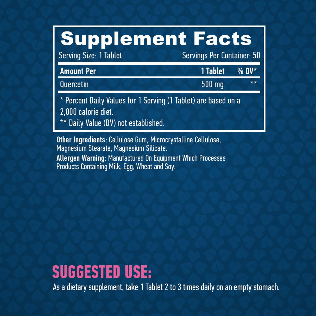 Kvercetin 500 mg./50 kartica.