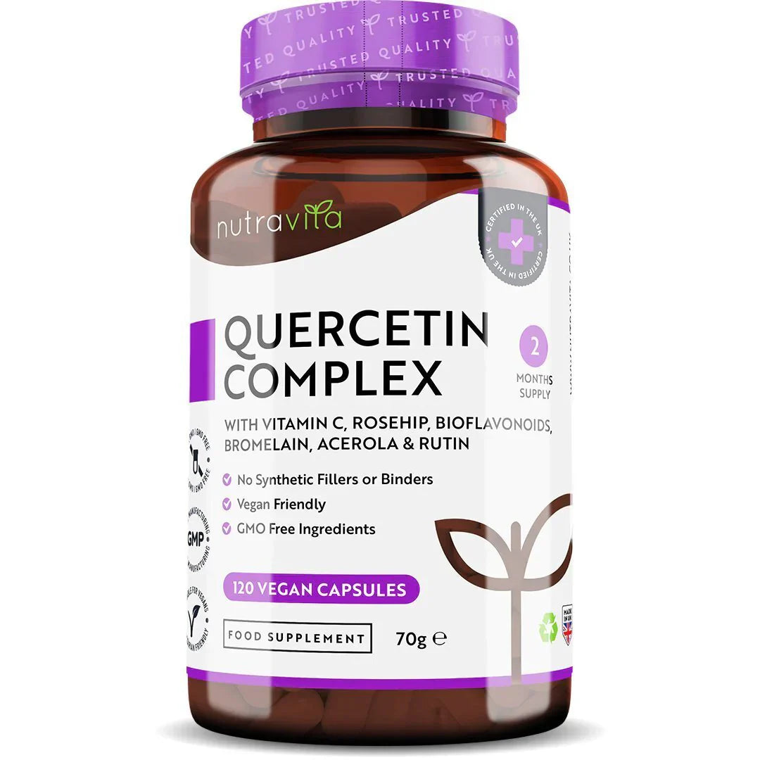 Kvercetin kompleks s bromelainom 120 VCaps. <tc>Nutravita</tc>