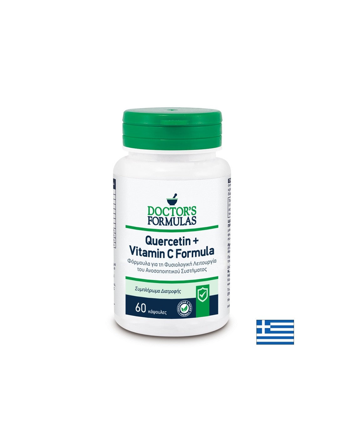 Quercetin + Vitamin C - Quercetin + Vitamin C Formula, 60 V kapsula Doctor's Formulas