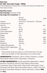 R1 LBS | Visokokalorični Mass Gainer - 5500 grama