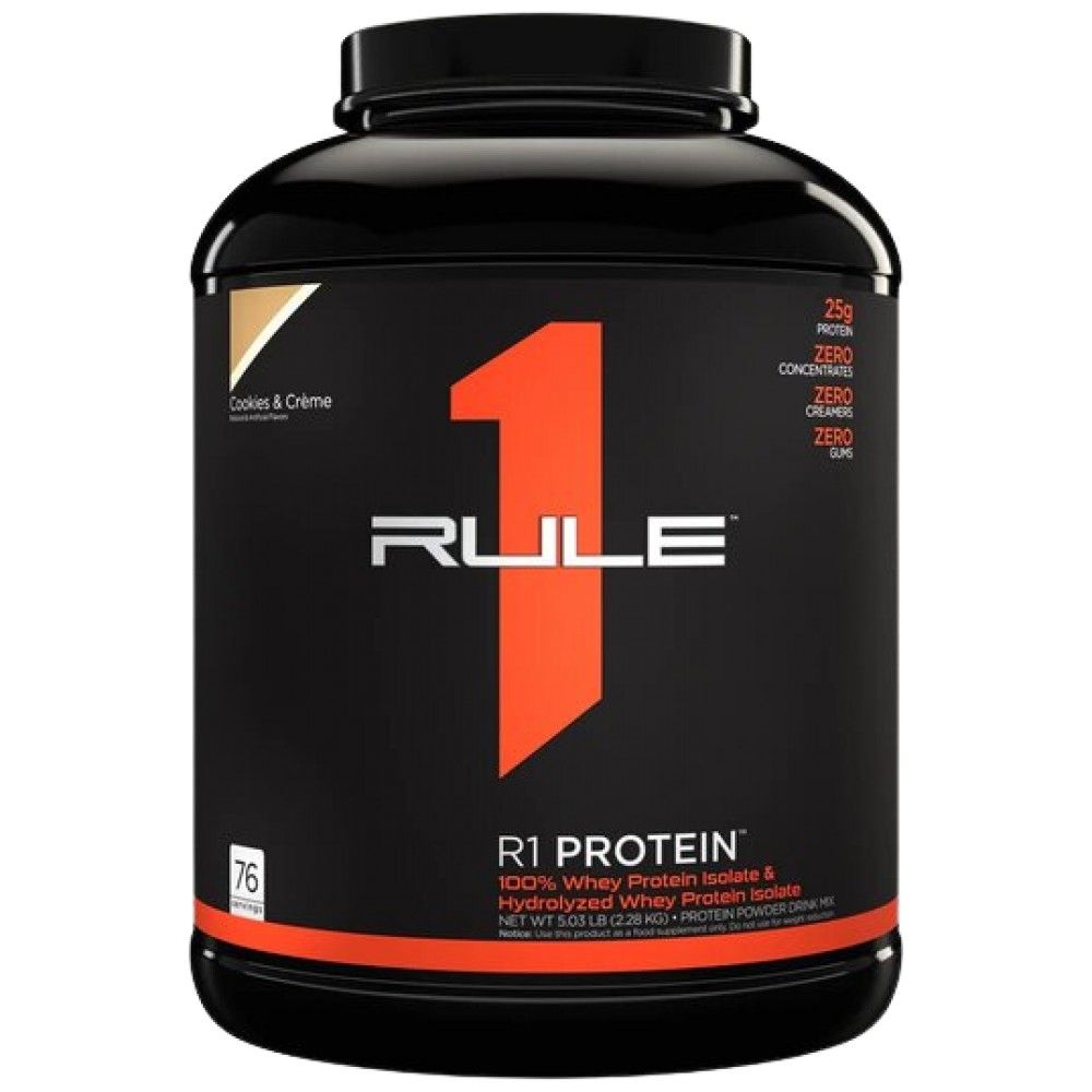 R1 Protein | 100% izolat sirutke & Hidrolizat sirutke - 2196-2280 grama