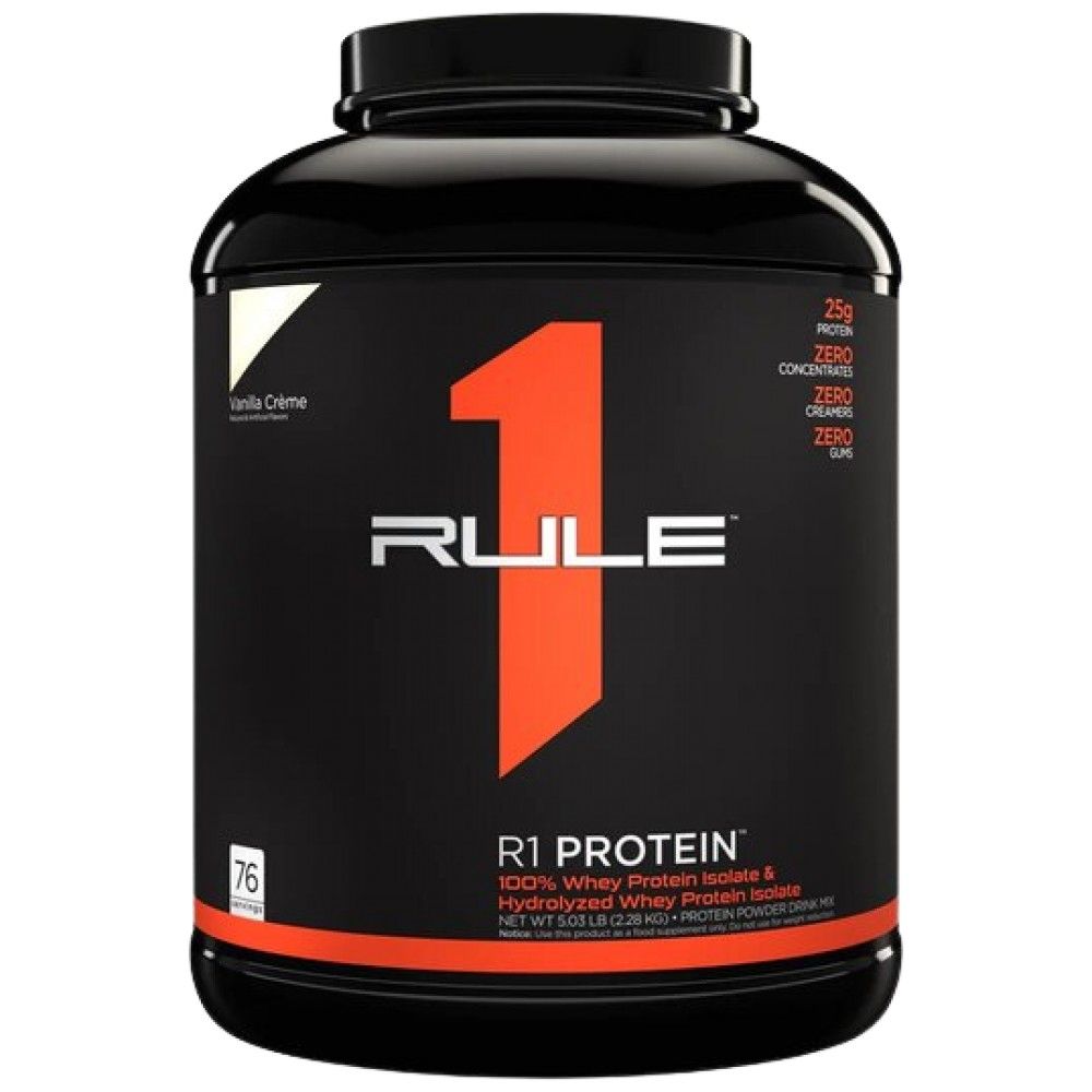 R1 Protein | 100% izolat sirutke & Hidrolizat sirutke - 2196-2280 grama