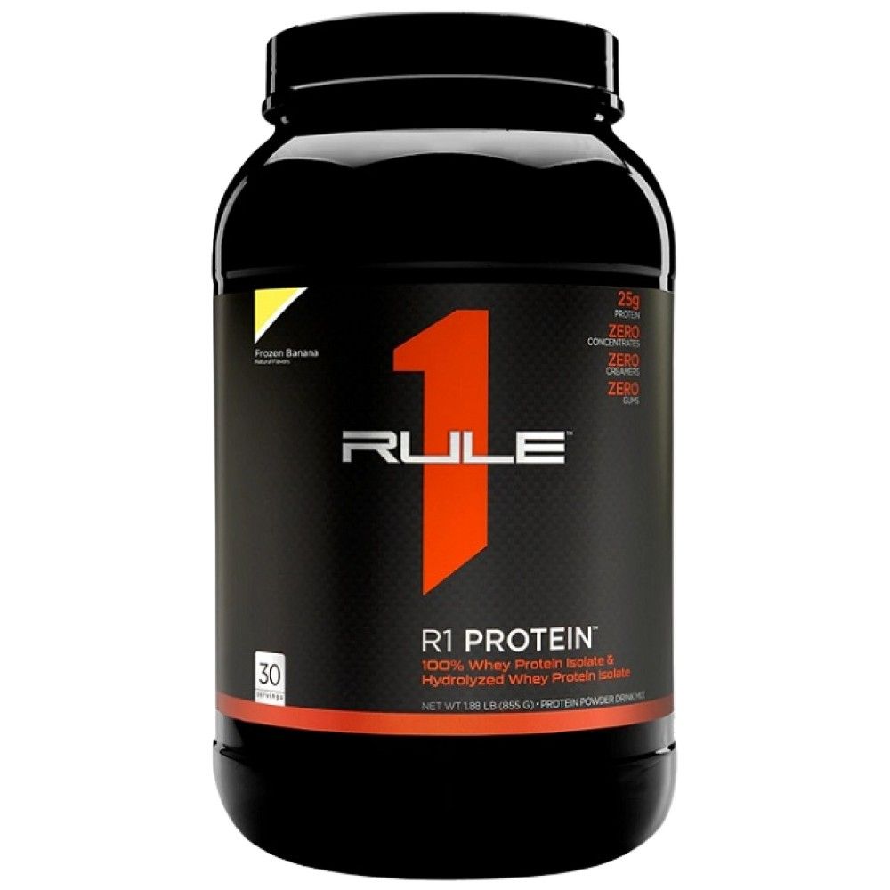R1 Protein | 100% izolat sirutke & Hidrolizat sirutke - 855-930 grama