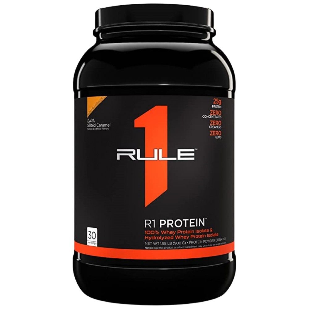 R1 Protein | 100% izolat sirutke & Hidrolizat sirutke - 855-930 grama