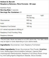 Ketoni maline | Formula vlakana - 60 kapsula