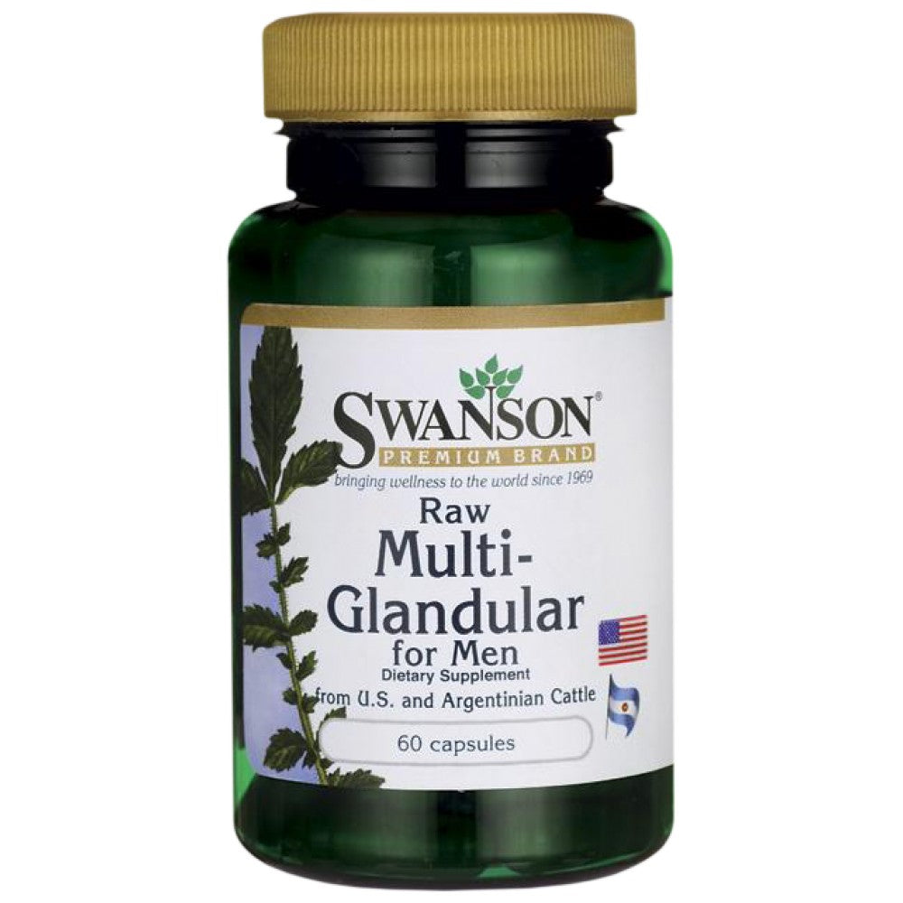 Raw Multi-Glandular za muškarce 450 mg 60 kapsula