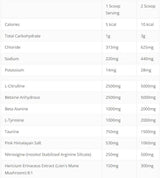 Raw Pump Non-Stim prije vježbanja | s nitrosiginom - 480 grama