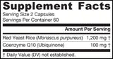 Crvena riža s kvascem 1200 mg + CoQ10 100 mg - Riža s crvenim kvascem + koenzim Q10 120 kapsula