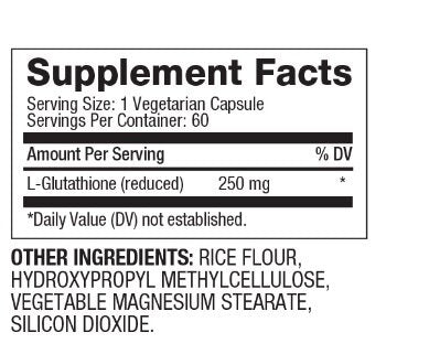 Reducirani glutation 250 mg/60 kap