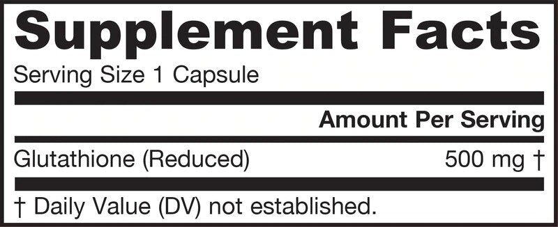Reducirani glutation 500 mg - 60 kapsula