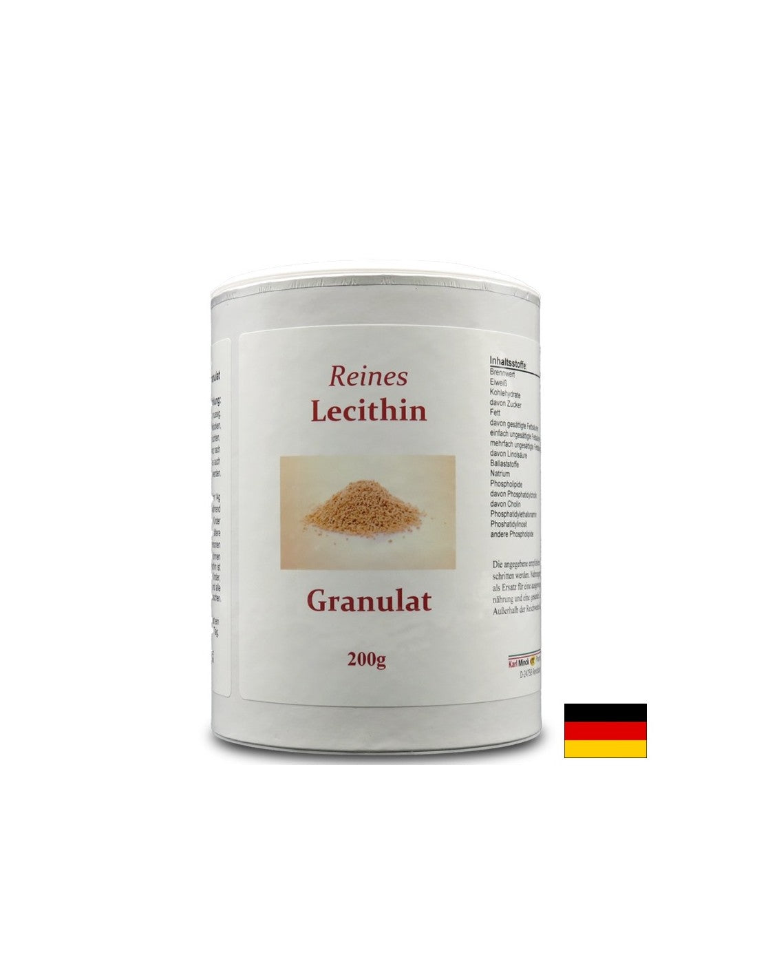 Reines Lecithin Granulat - Čisti lecitin u granulama, 200 g <tc>Karl Minck</tc>