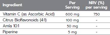 Obnovite vitamin C s citrusnim bioflavonoidima - 60 tableta