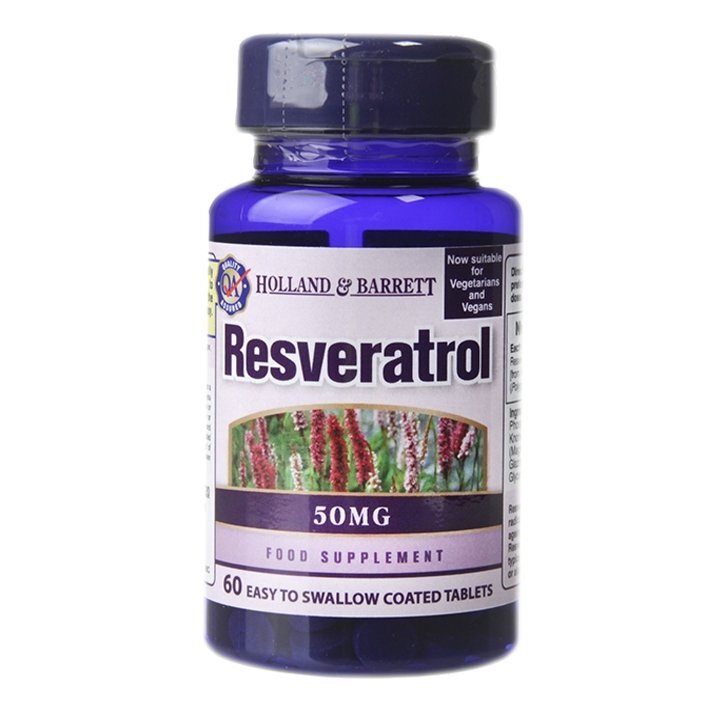 Resveratrol (Resveratrol) 50 mg 60 tableta NIZOZEMSKA & BARRETT